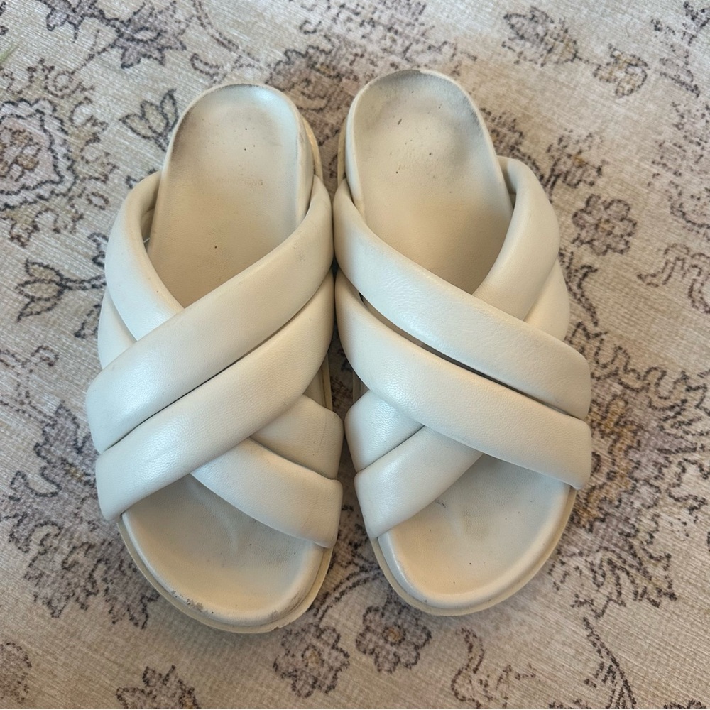 Anine Bing Lizzie Cream Slides